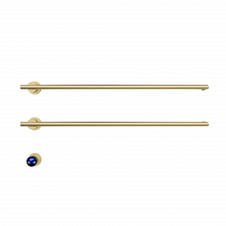 Рондо П2 350х760 электро Полотенцесушитель TERMINUS Брашированное золото Курск - фото 3