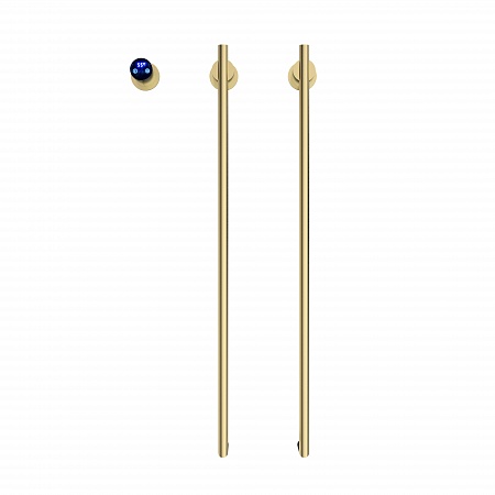 Рондо П2 350х760 электро Полотенцесушитель TERMINUS Брашированное золото Курск - фото 2