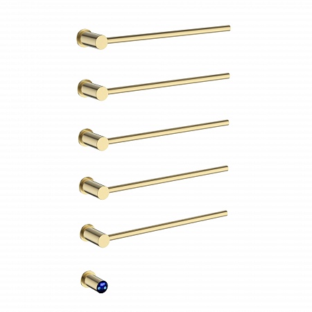 Аккорд П5 500х800 электро Полотенцесушитель TERMINUS Брашированное золото Курск - фото 1