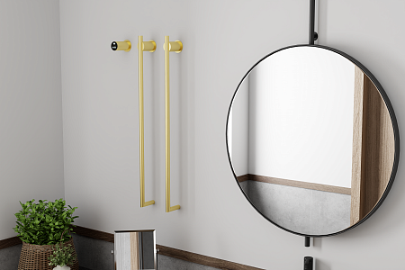 Рондо П2 350х760 электро Полотенцесушитель TERMINUS Брашированное золото Курск - фото 6